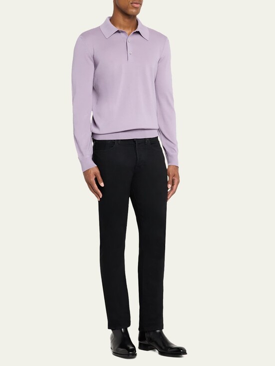 Tom Ford Other - Tom Ford Mint Green Long-Sleeve Polo Shirt